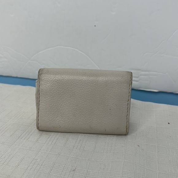 MICHAEL KORS FULTON GENUINE LEATHER+GOLD TONE CARD CASE WALLET - Picture 3 of 9